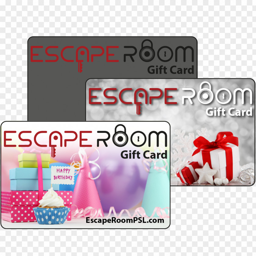 Card Vouchers Escape Room PSL Gift Puzzle PNG