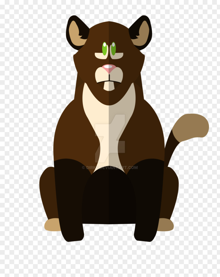 Lion Whiskers Cat Bear Illustration PNG