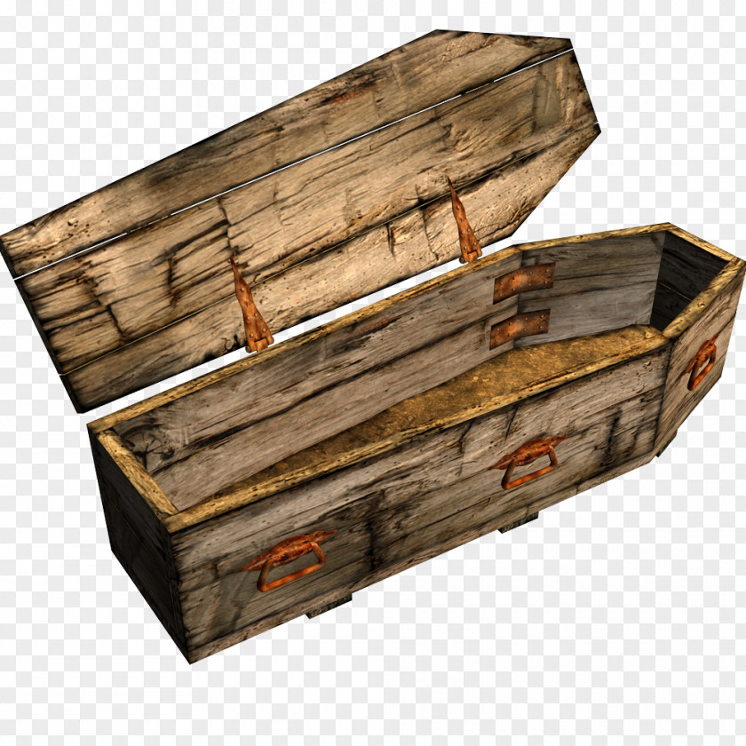 Coffin Wake Wood Rectangle PNG