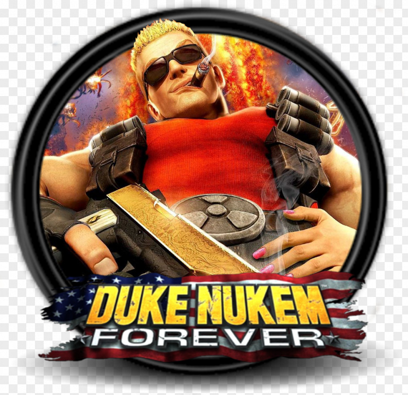 Duke Nukem Forever 3D Xbox 360 Video Game Downloadable Content PNG