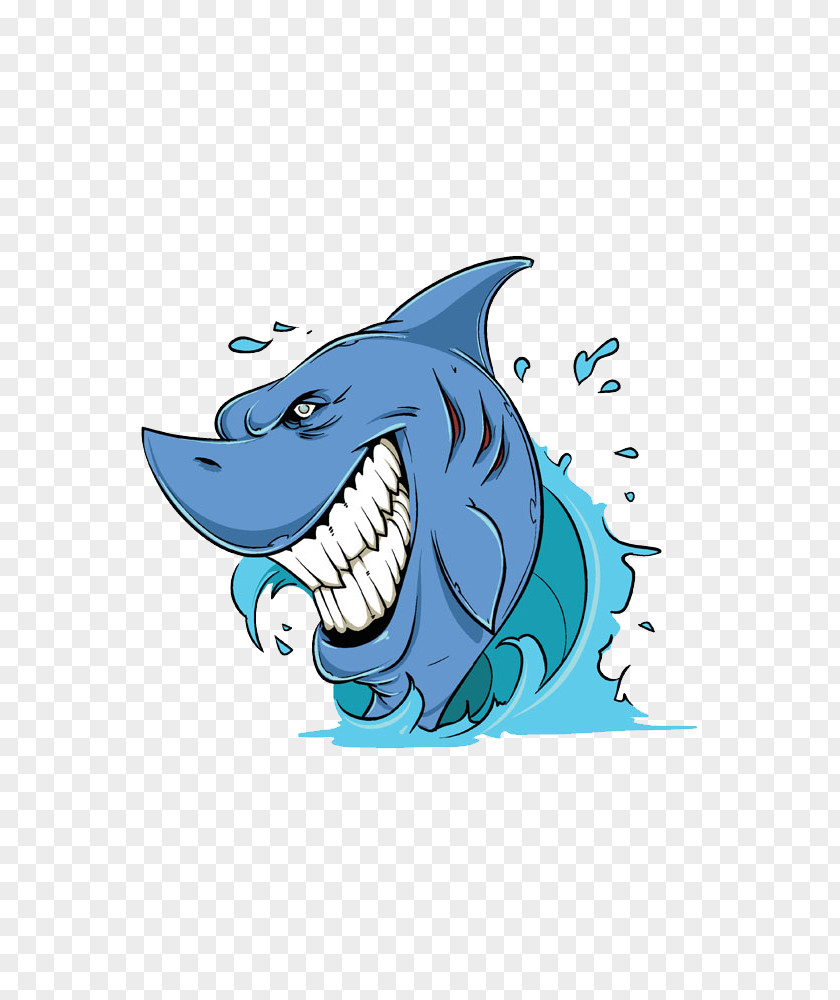 Ferocious Shark T-shirt Collar Clothing Casual PNG