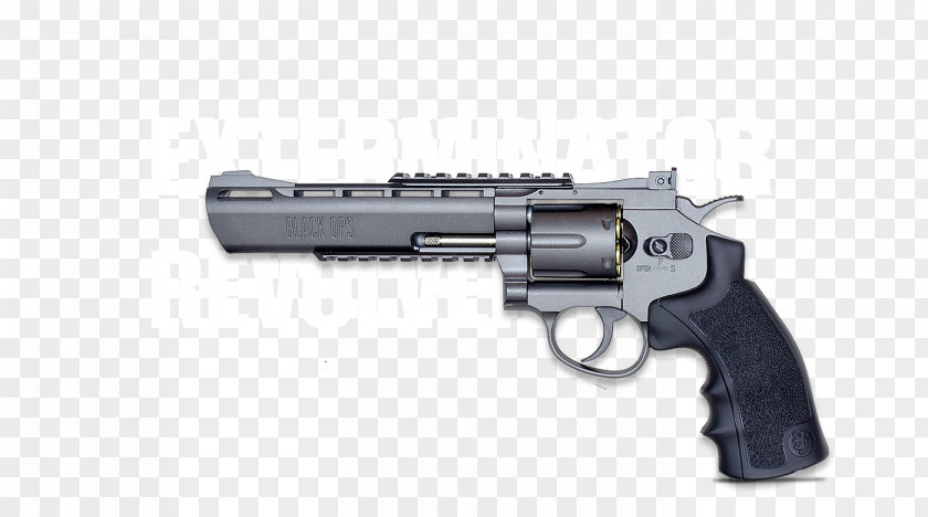 Laser Gun Revolver Firearm Weapon Barrel Trigger PNG