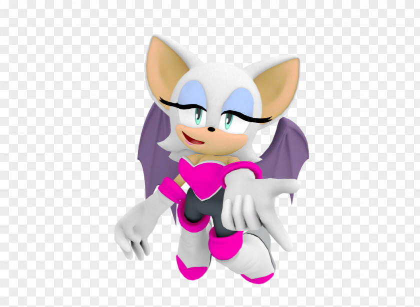 Rouge The Bat Cat Figurine Pink M Clip Art PNG