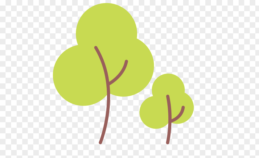 Symbol Tree Green Leaf Background PNG
