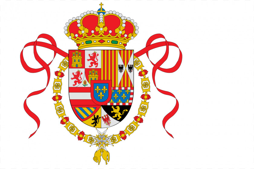 Usa Gerb Bourbon Spain Flag Of Spanish Empire PNG