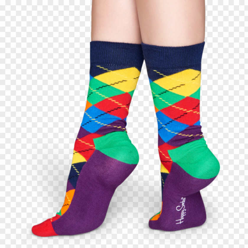 Argyle Pattern Happy Socks Crew Sock Clothing PNG