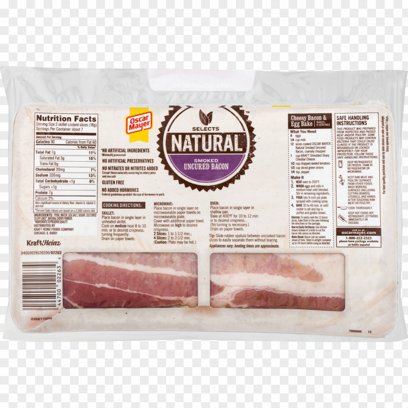 Bacon Turkey Meat Oscar Mayer Preservative PNG