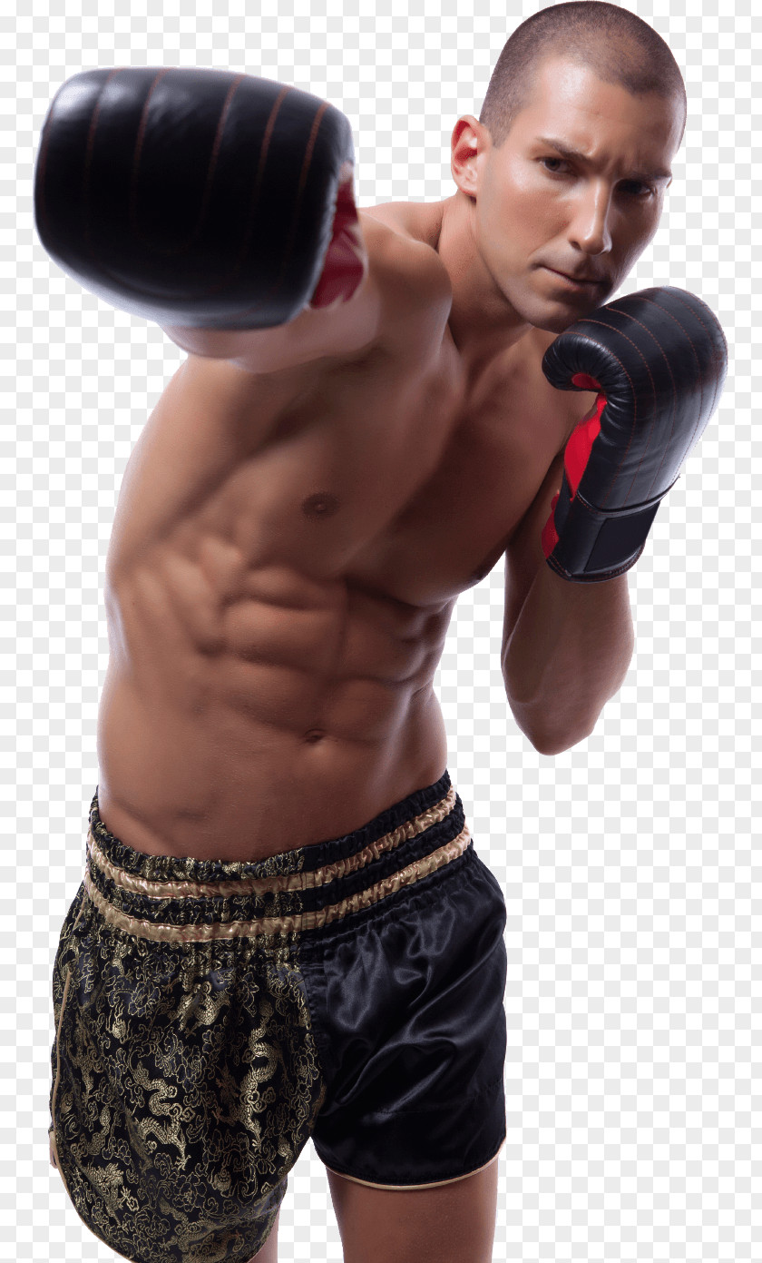 Boxing Sport Man PNG Man, punching man wearing black and brown boxer shorts clipart PNG