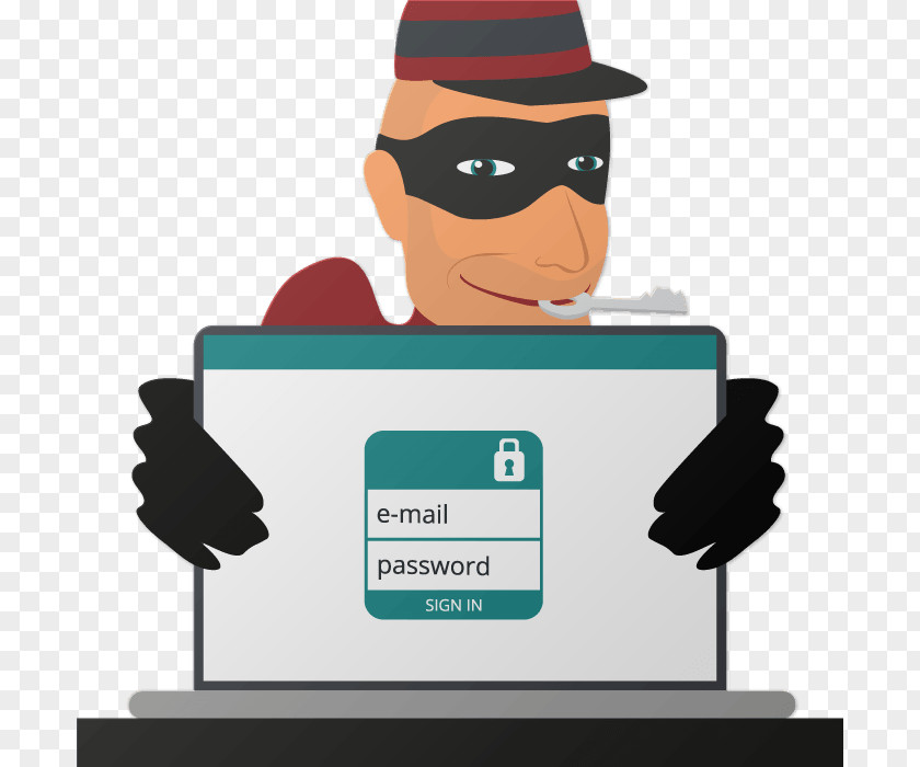 Email Theft Cybercrime Virtual Private Network Security Hacker PNG