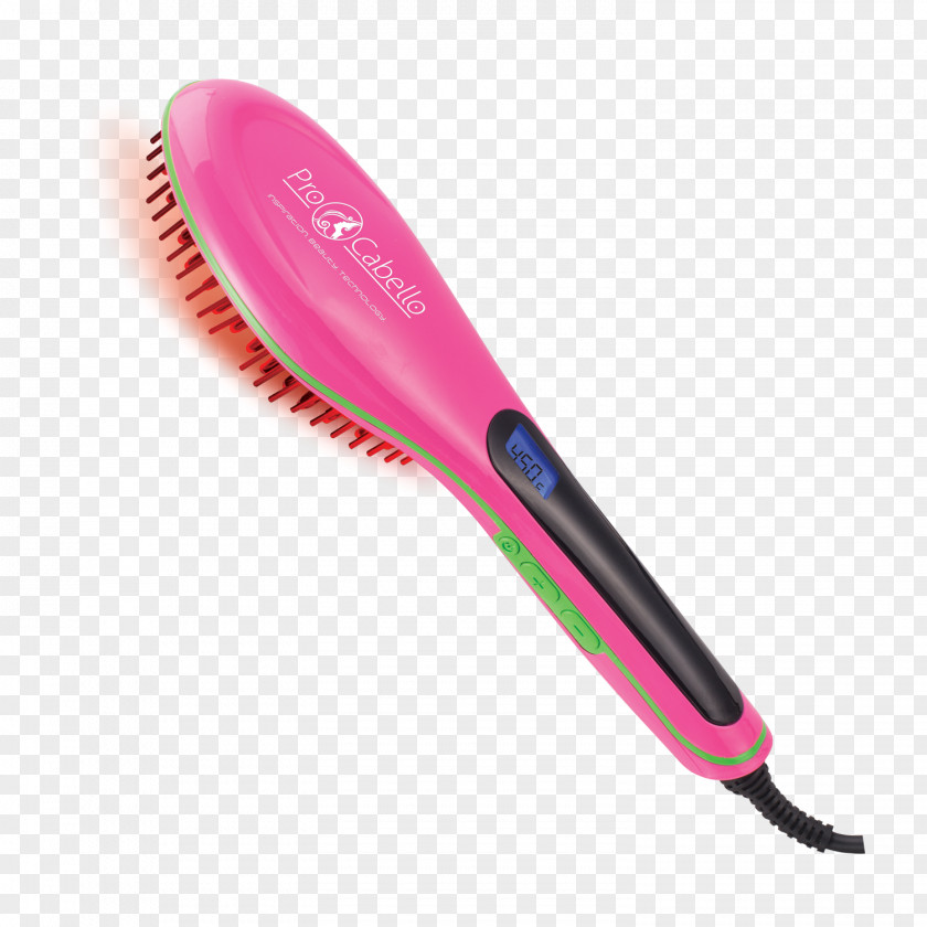 Hair Iron Comb Straightening Hairbrush PNG