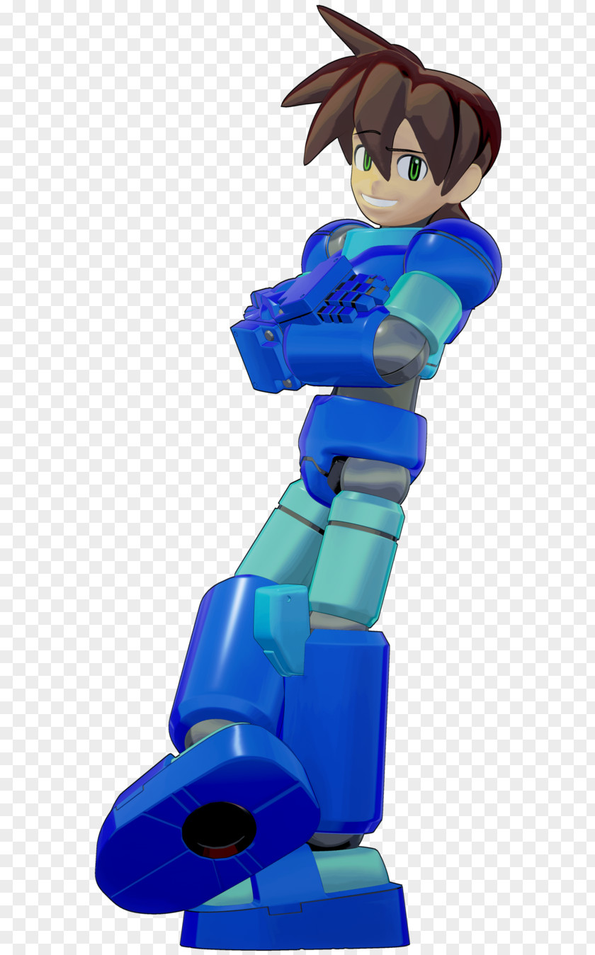 Megaman Render Figurine Cobalt Blue Action & Toy Figures Clip Art PNG