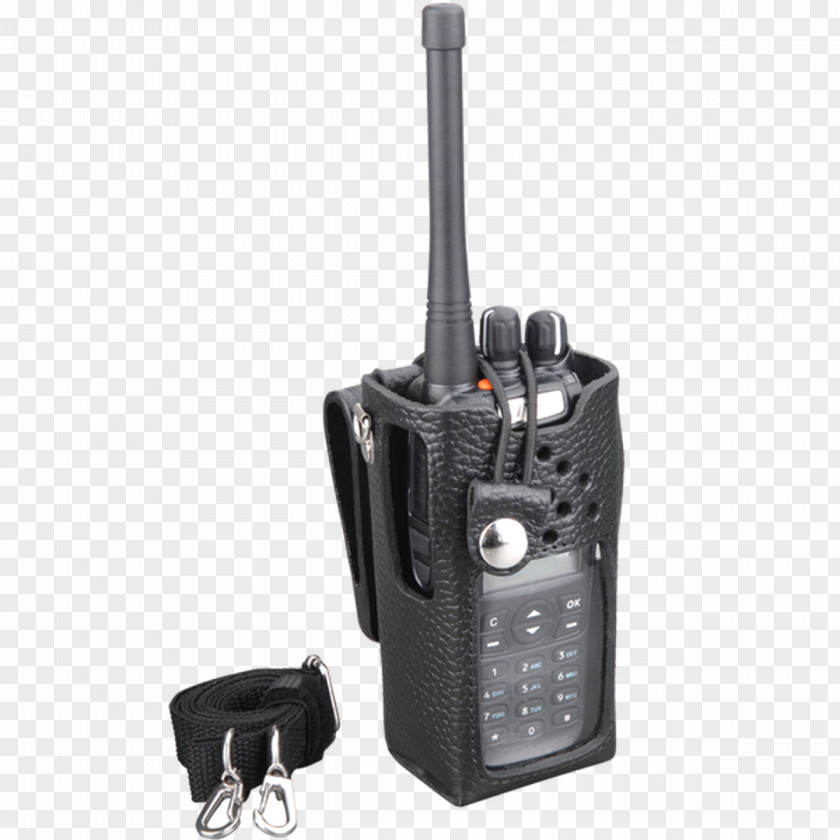 Two-way Radio Hytera Leather Digital Mobile Walkie-talkie PNG