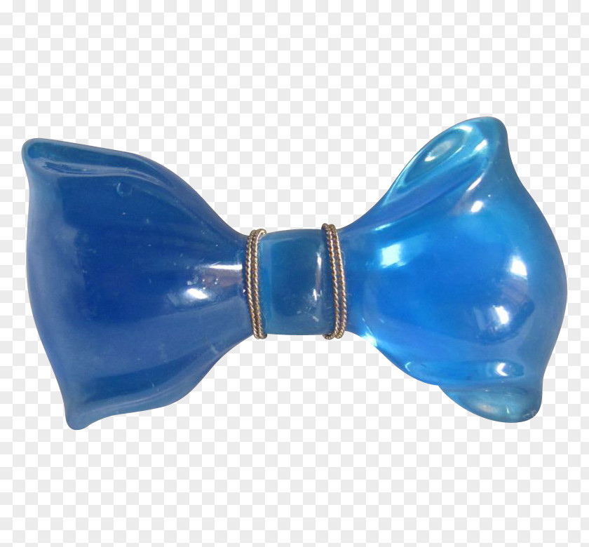 Blue Bow Clothing Accessories Plastic Fashion PNG