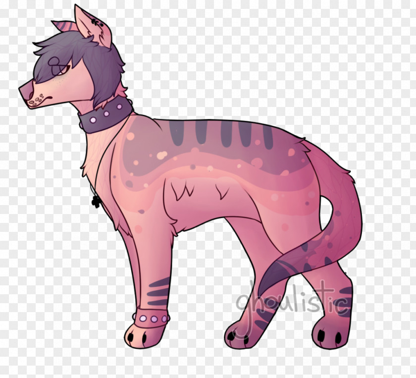 Cat Dog Pink M Character Snout PNG