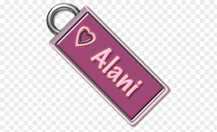 Name Tag Key Chains Rectangle Font Pink M Text Messaging PNG