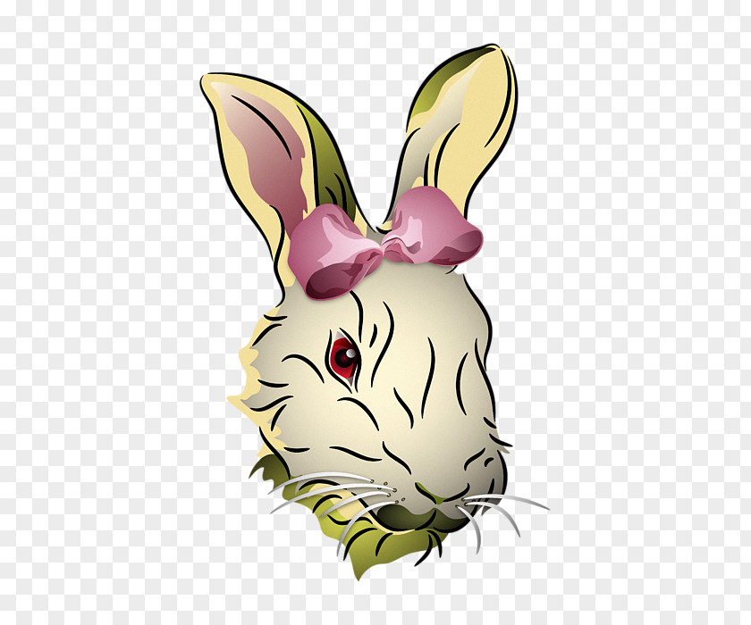 Pink Bunny Domestic Rabbit Easter Hare Whiskers PNG