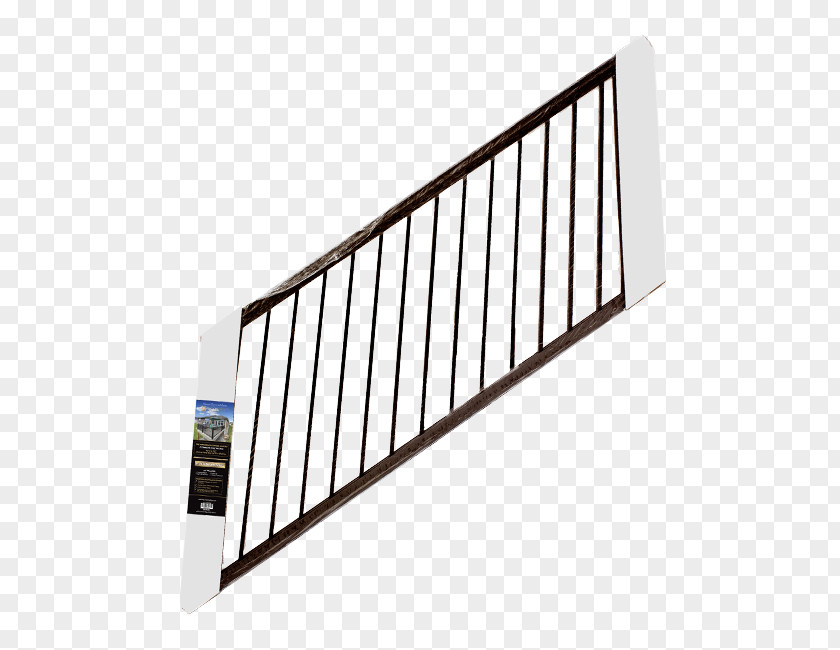 Stair Handrail Deck Railing Stairs Wrought Iron Material PNG