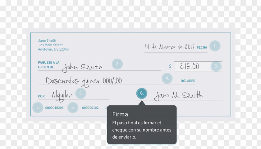 Bank Cheque Brand Font PNG