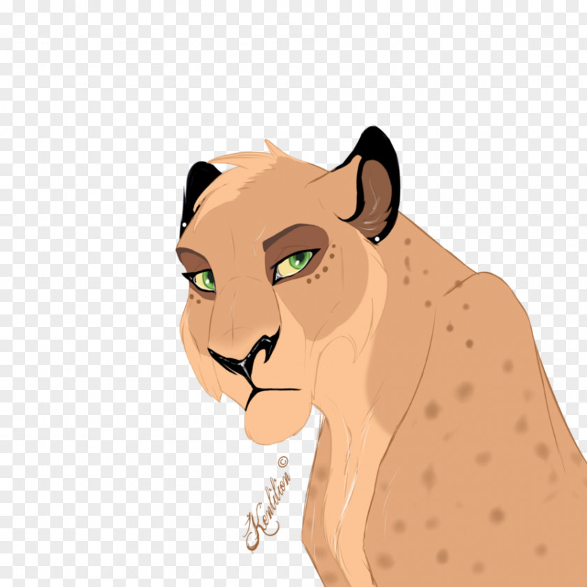 Lion Whiskers Cat Snout Roar PNG