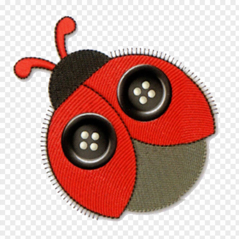 Red Ladybug Pattern Element Ladybird Clothing PNG