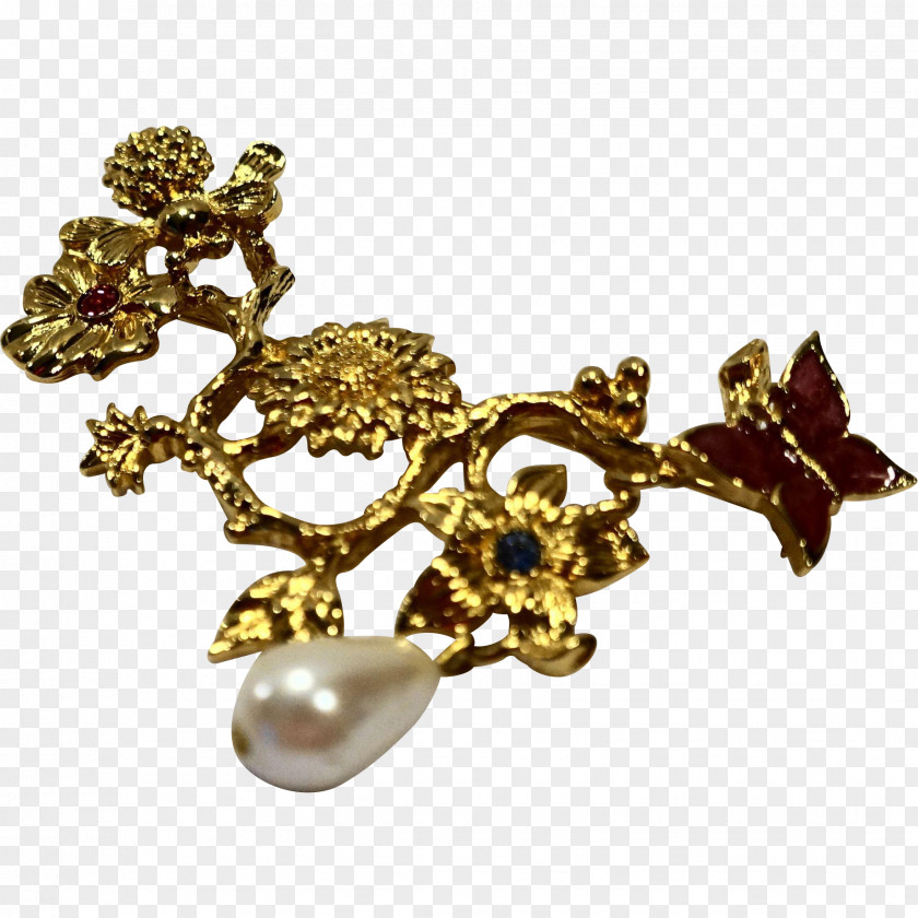 Body Jewelry Pearl Gold Ring PNG