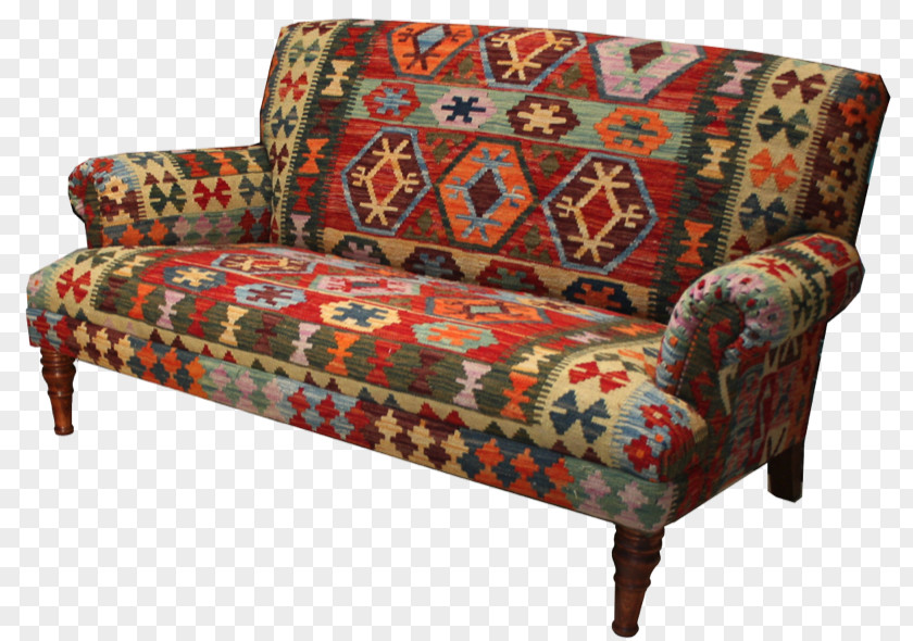 Carpet Loveseat Couch Kilim Furniture PNG