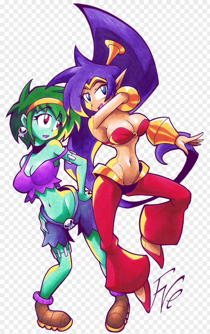 Shantae Art DeviantArt Illustration Artist PNG