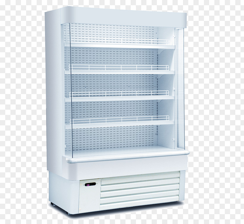 Shelves On Wall Refrigerator Refrigeration Chiller Home Appliance Freezers PNG