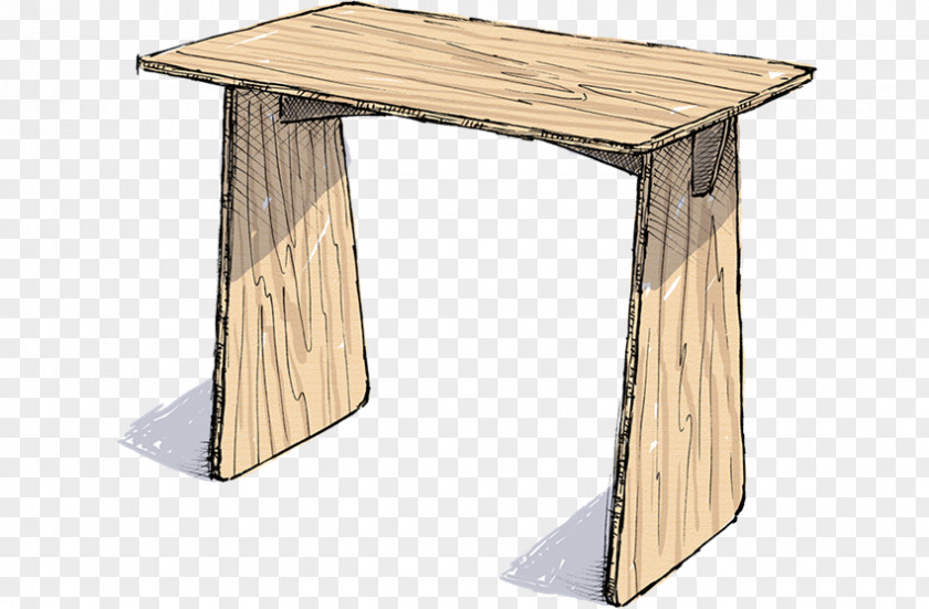 Table Portable Desk Wood Furniture PNG