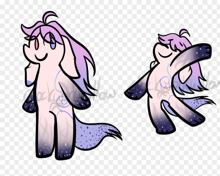 Canidae Drawing Horse PNG , Galaxy girl clipart PNG