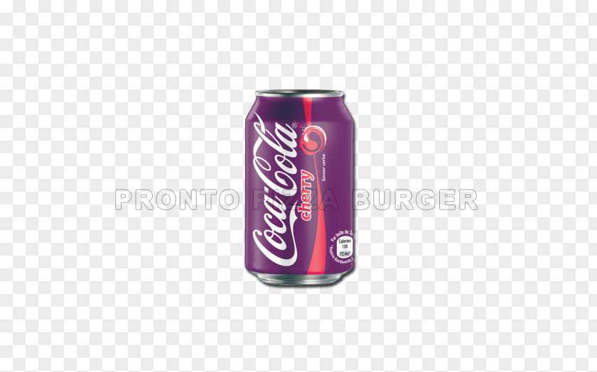 Cherry Coke Coca-Cola Fizzy Drinks Beverage Can PNG