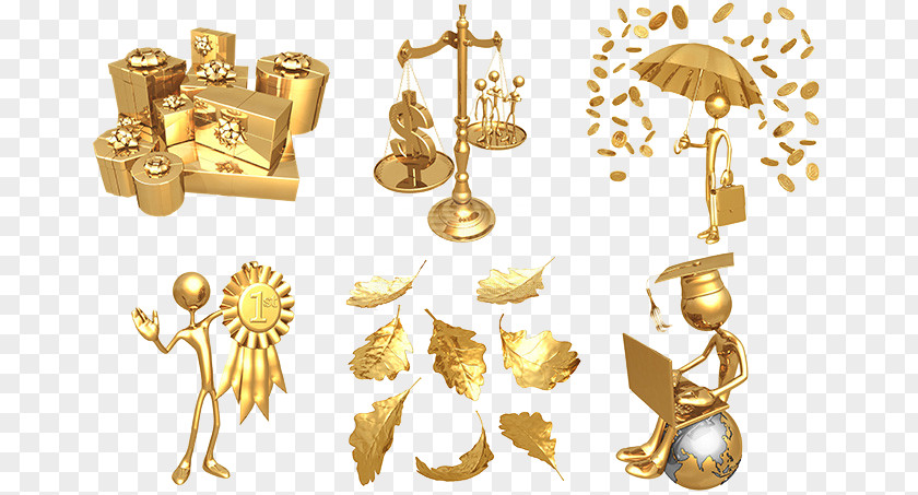 Creative 3D Golden Villain And The Elements Of Life Twelve Days Christmas: A Guide To An Old Tradition With New Purpose Gold Computer Graphics PNG