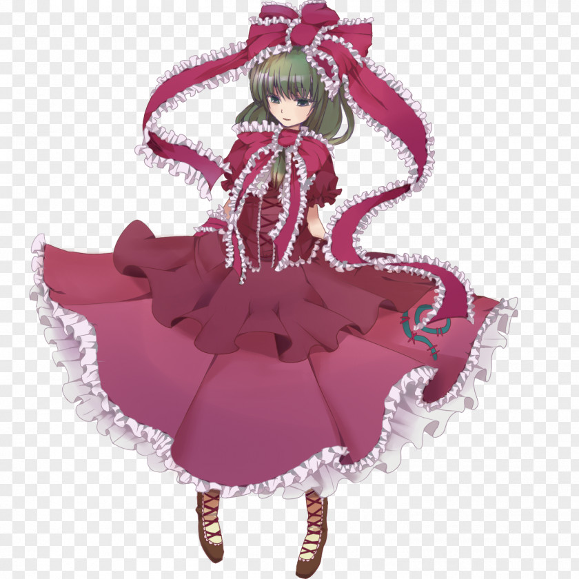 Flower Costume Design Pink M Character PNG