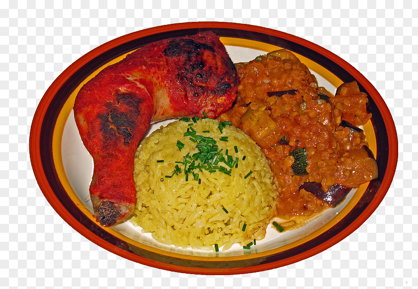 Spicy Chicken Rice Tandoori Indian Cuisine Meat Recipe PNG