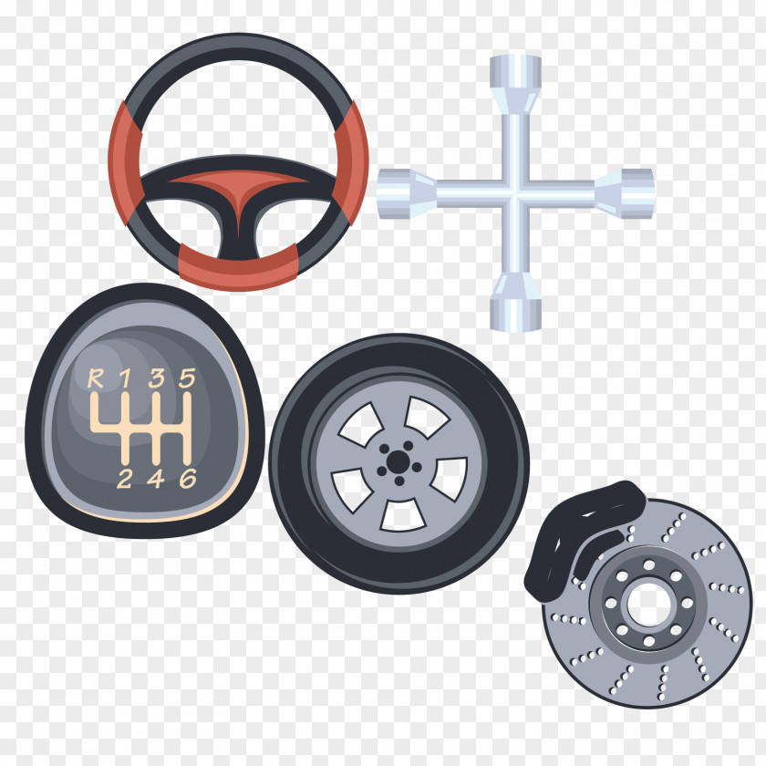 Steering Wheel Torque Wrench Tire Odometer PNG