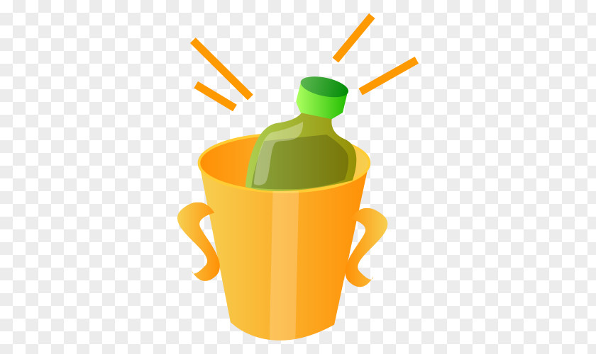 Bucket Props Creative Vector Bottle PNG