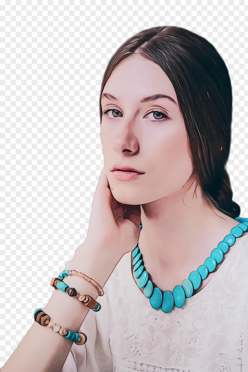 Hand Neck Turquoise Chin Skin Jewellery PNG