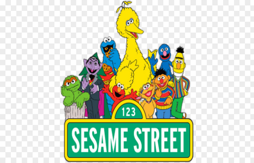 Sesame Street Elmo Big Bird Count Von Characters Grover PNG