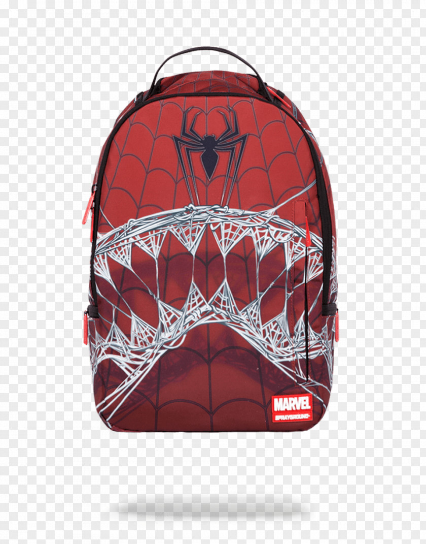 Unity Spider-Man Backpack Marvel Comics Shark Bag PNG