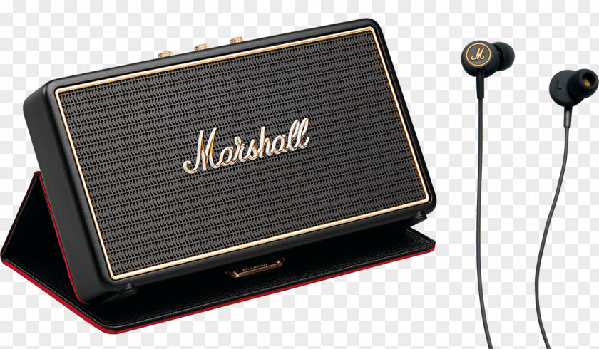 Bluetooth Marshall Stockwell Wireless Speaker Kilburn Loudspeaker PNG