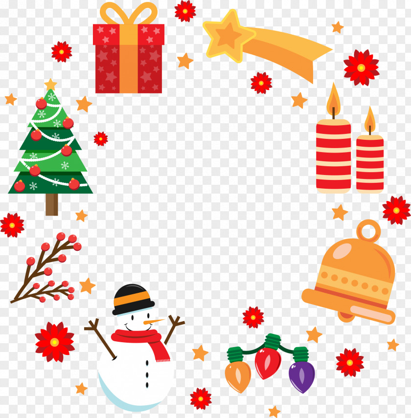 Christmas Decoration Ring Clip Art PNG