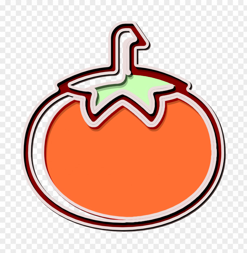 Food Icon Linear Color Set Tomato PNG