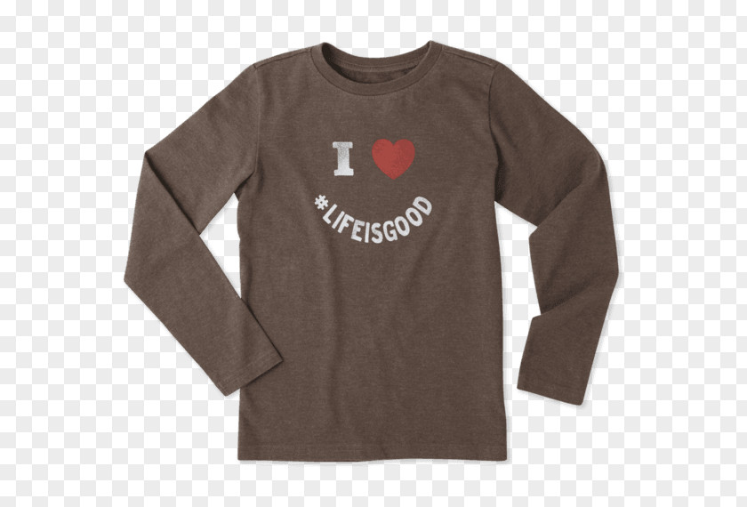 Heart Good Boy Long-sleeved T-shirt Hoodie Life Is PNG