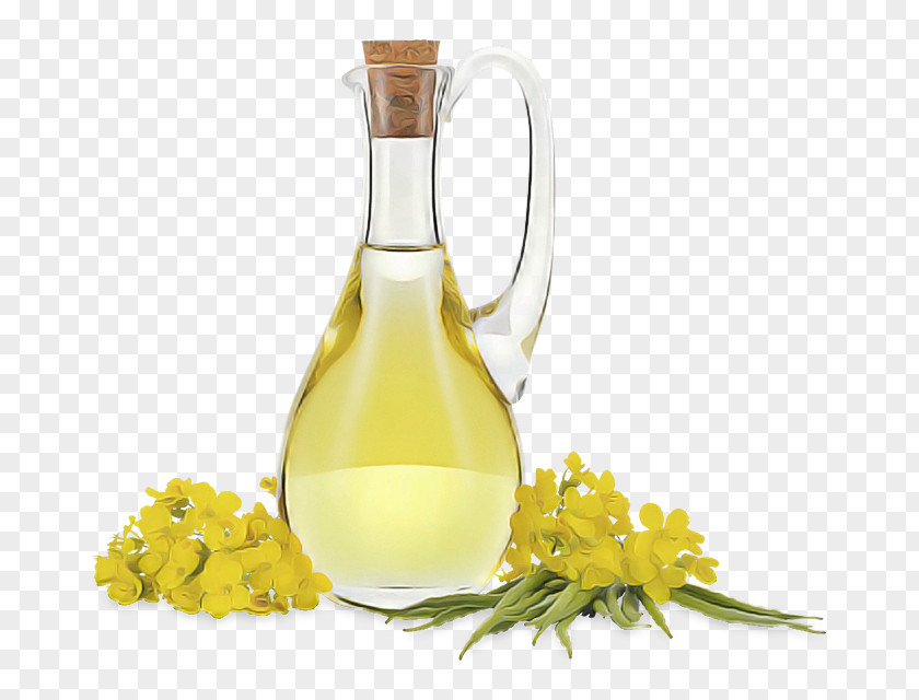 Liqueur Plant Yellow Vegetable Oil Glass Bottle Drink Cooking PNG