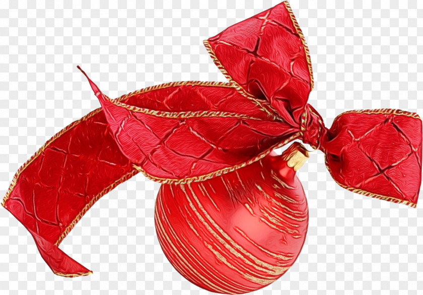 Poinsettia Christmas Decoration PNG