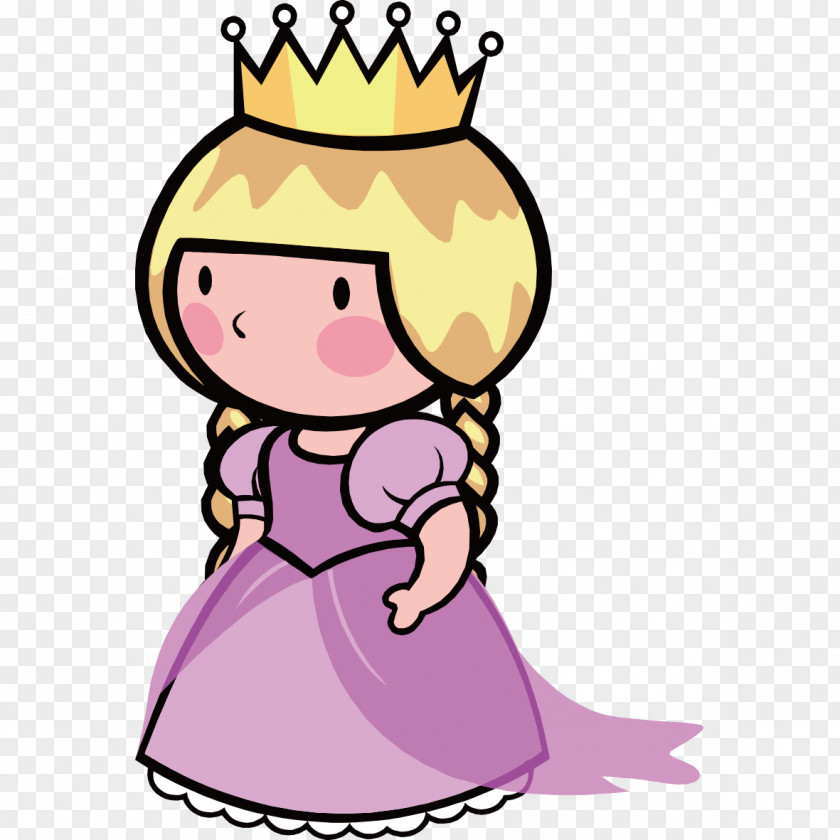 Purple Princess Material Princesas Free Content Clip Art PNG