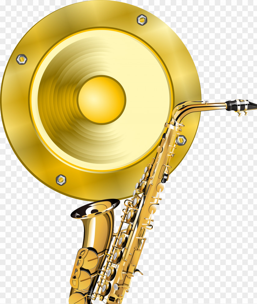 Vector Musical Instruments Baritone Saxophone Royalty-free PNG