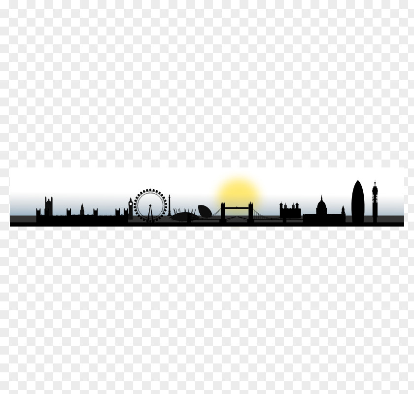 Section Skyline Silhouette Clip Art PNG