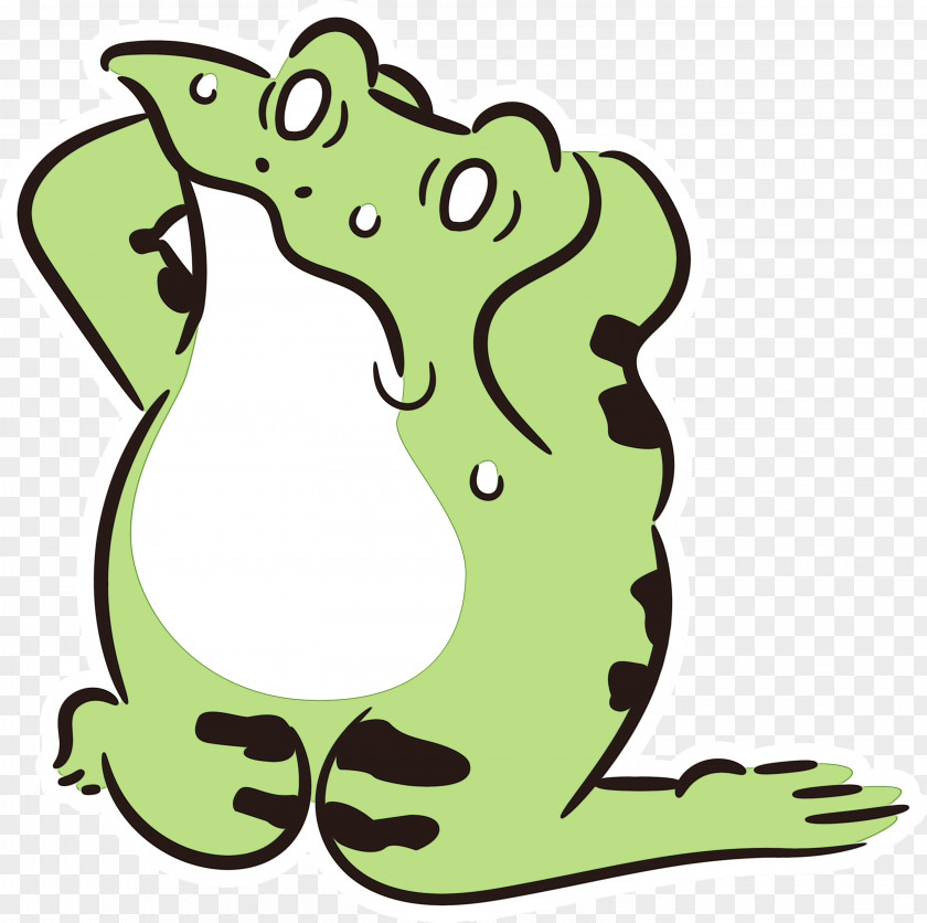 True Frog Toad Cartoon Meter Animal Figurine PNG