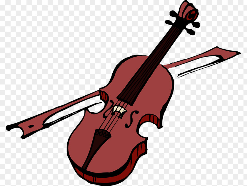 Violin Black And White Clip Art PNG